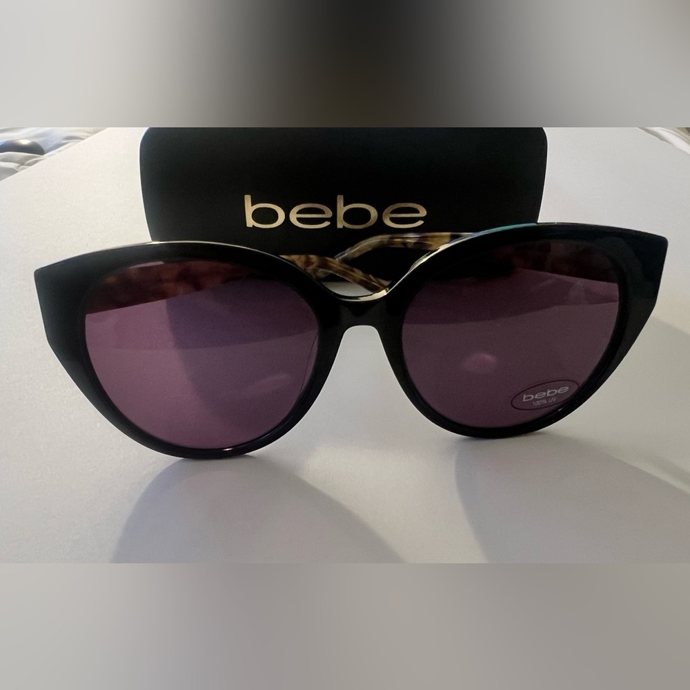 BEBE BB7243-001-55 Sunglasses Frame Size 55mm 140mm 18mm JET Women
